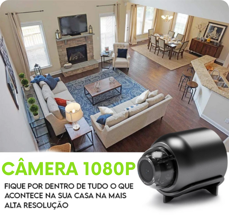 Mini Câmera Espiã HD 1080P WiFi Jetto™