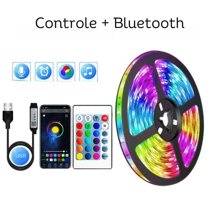 Tira de Luz LED RGB 5050 Controlada por WIFI