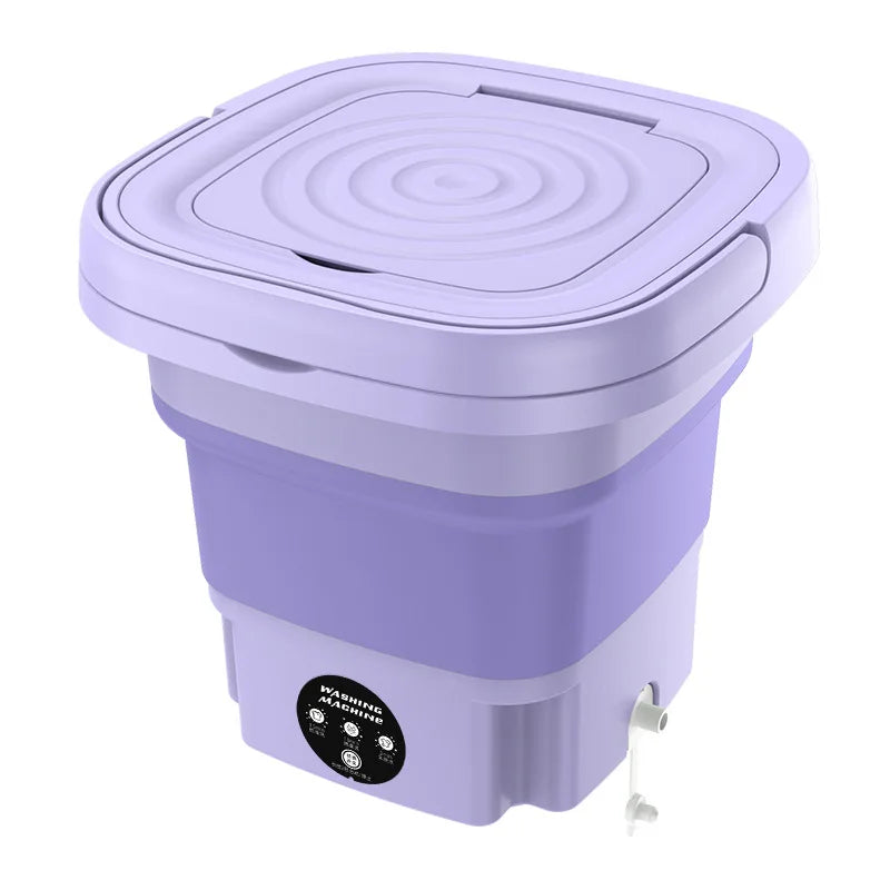 Máquina de Lavar Portátil 8L com Centrifugação Para Peças Pequenas