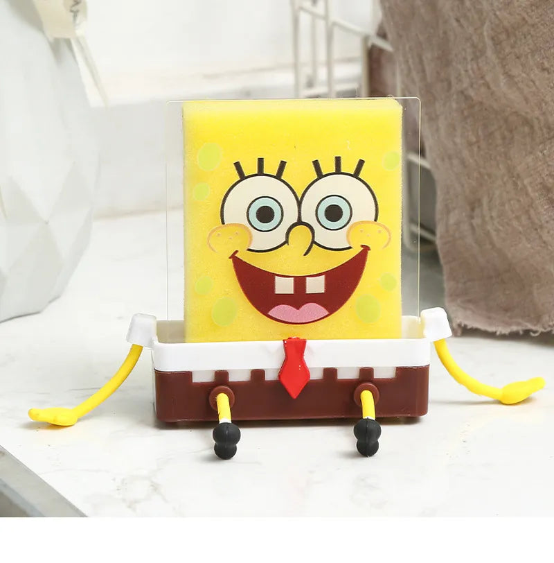 Suporte para Esponja do Bob Esponja | Envio Imediato | Ganhe uma Esponja de Brinde