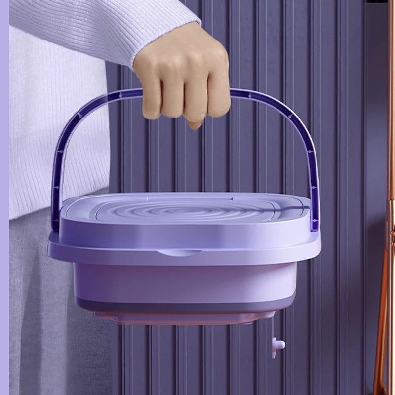 Máquina de Lavar Portátil 8L com Centrifugação Para Peças Pequenas