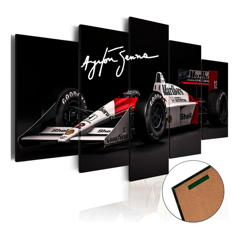 Kit Quadros Decorativos Ayrton Senna Mosaico